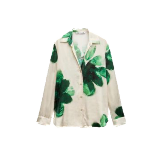 Porcelain verdant blouse