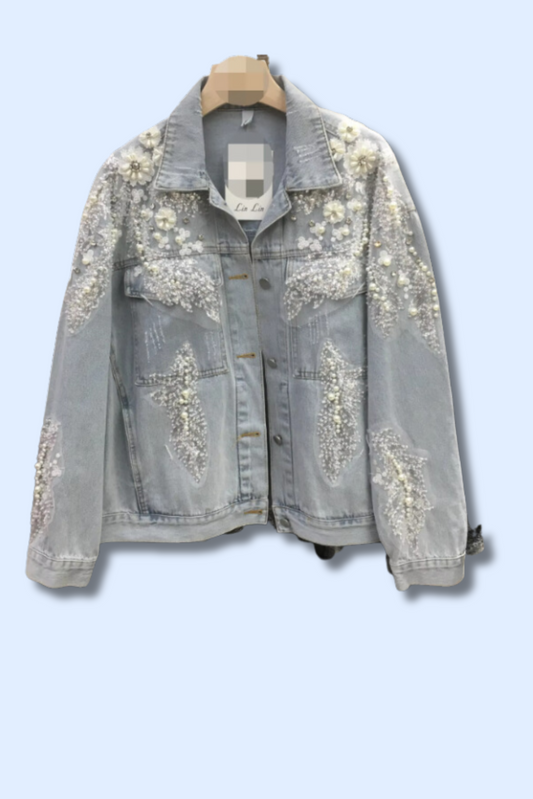 Alessia Pearl Beaded Jacket