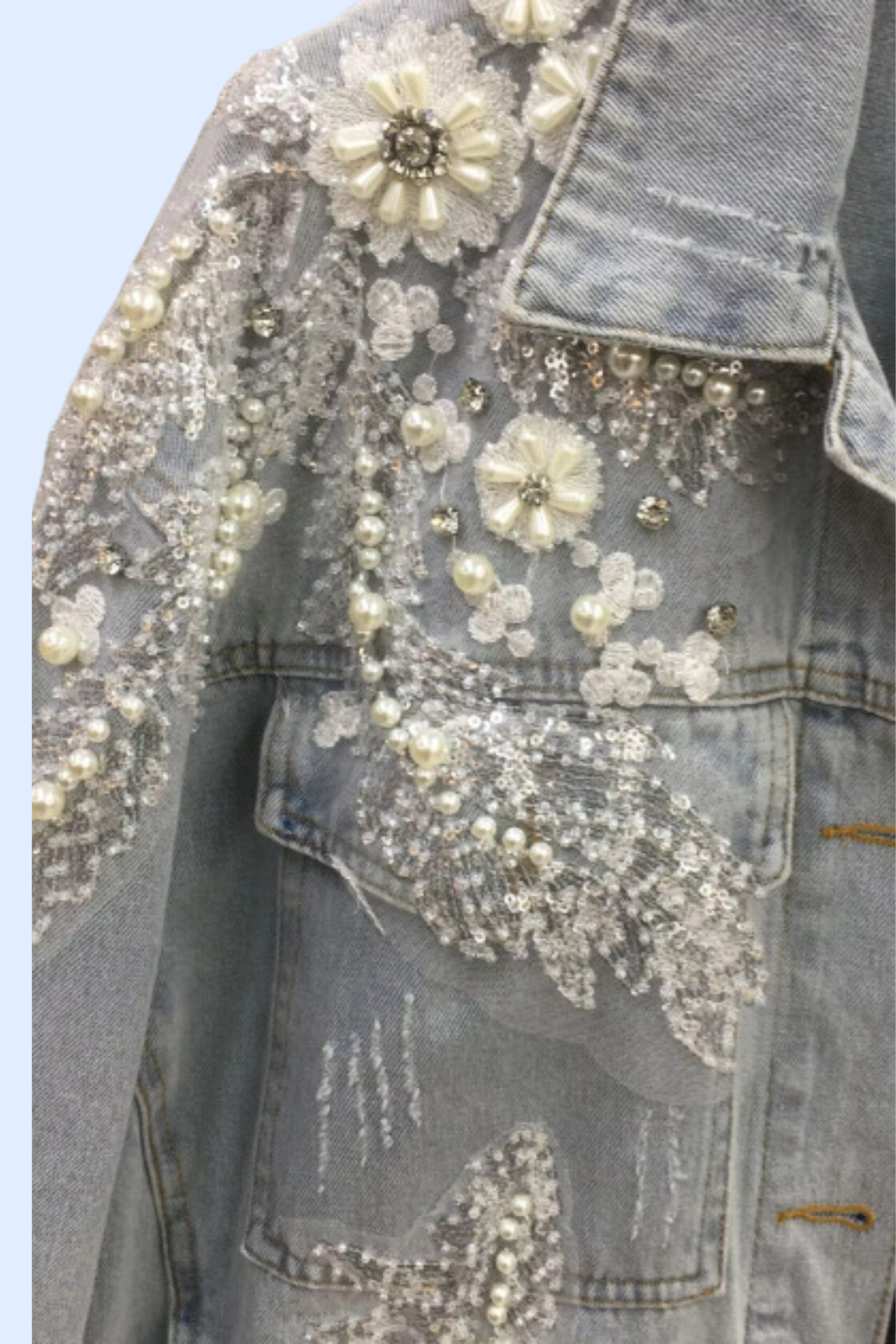 Alessia Pearl Beaded Jacket