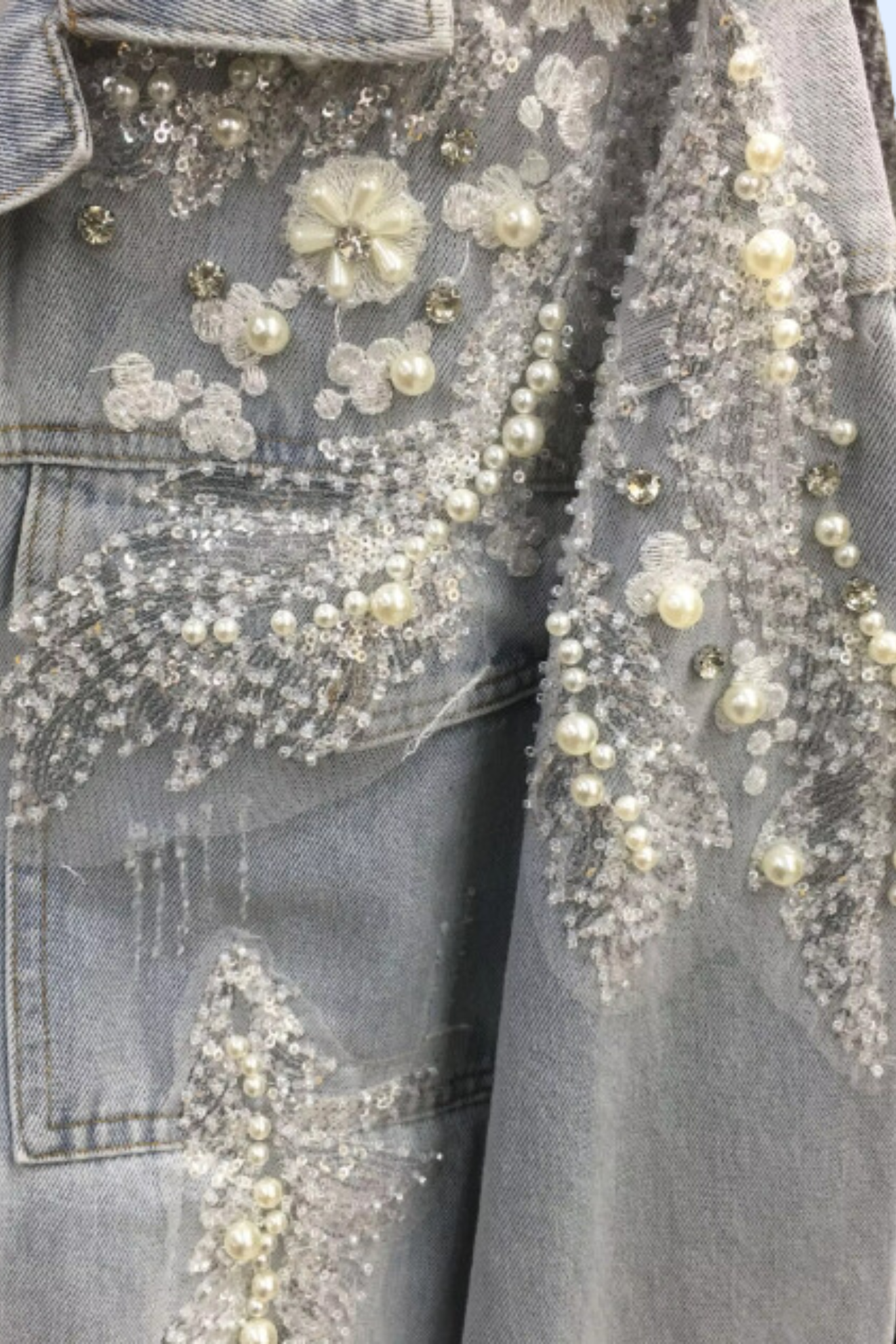 Alessia Pearl Beaded Jacket