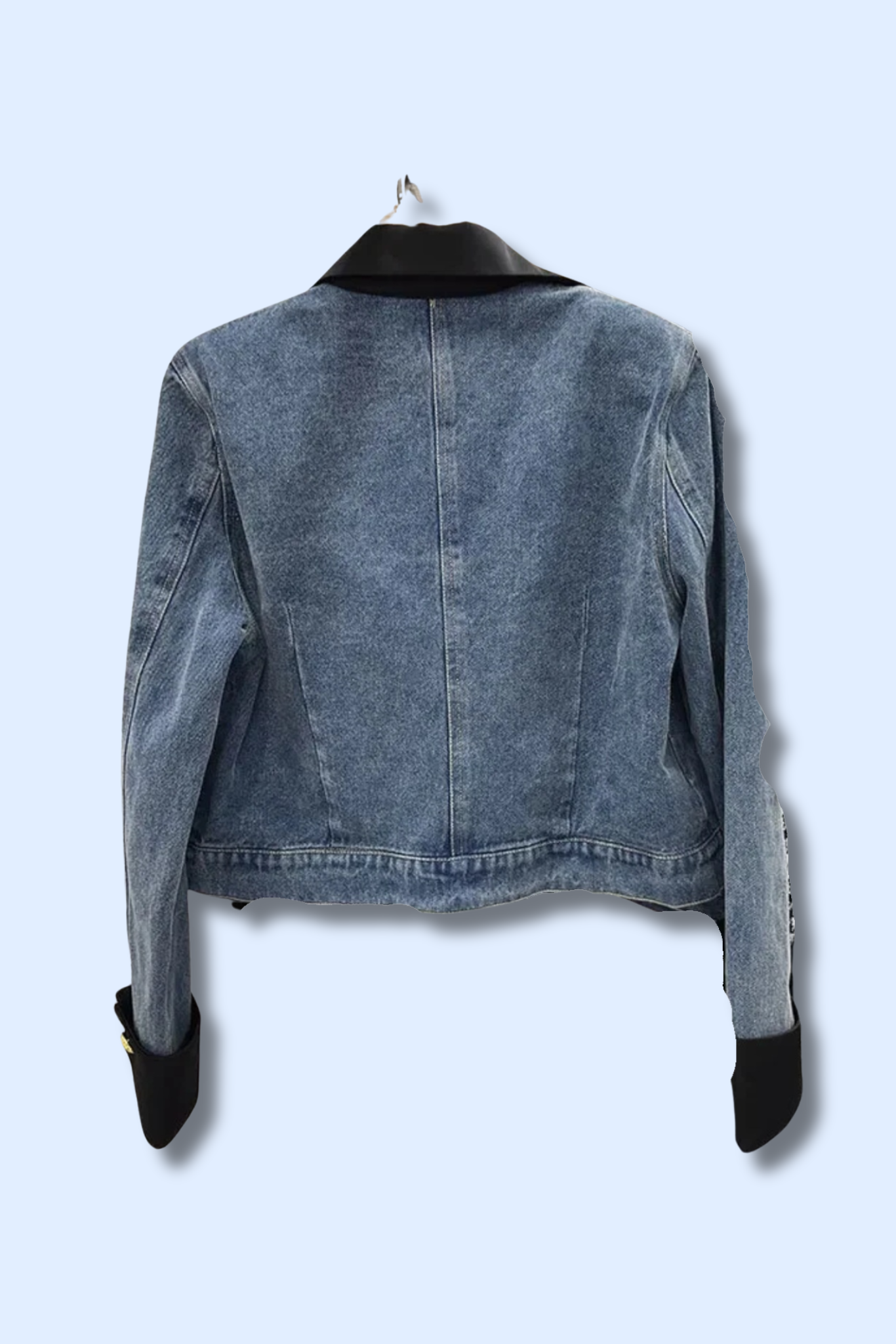 Lucia Cropped Denim Jacket